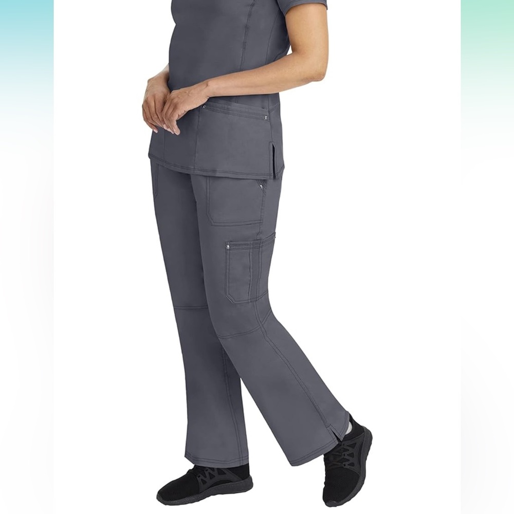 READ- Healing Hands Women's Gray Scrub Pants